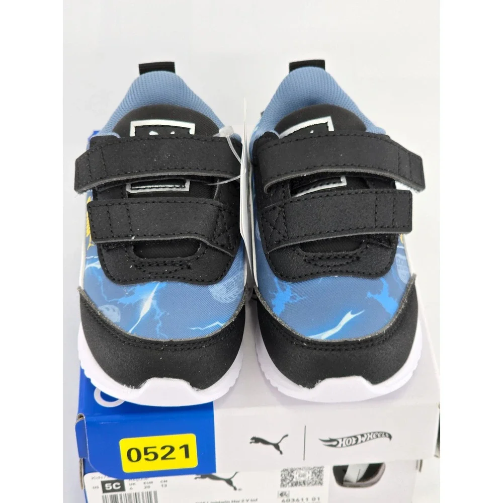 Puma R78 Lightwin Hw 2 V Inf Kids 5C Blue Hot Wheels Monster Trucks - NEW